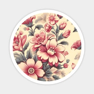 Pink Flowers Magnet